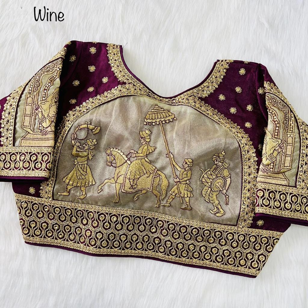 Ruhi Fashion Bridal Work Wedding Wear Blouse Catalog
